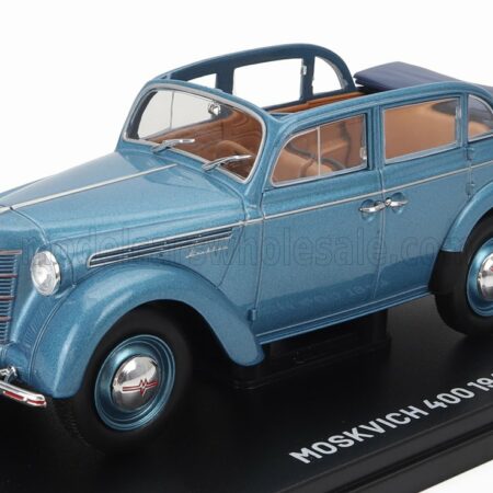 EDICOLA 1/24 MOSKVITCH | 400 CABRIOLET 1947 | BLUE MET