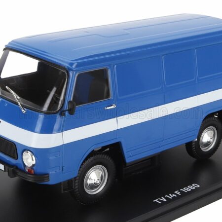 EDICOLA 1/24 ROCAR | TV 14 F VAN 1980 | BLUE WHITE