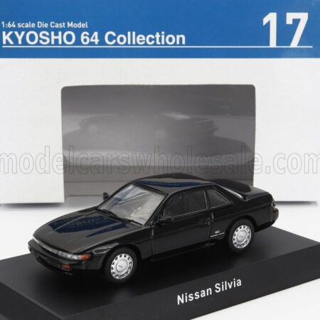 KYOSHO 1/64 NISSAN | SILVIA (S13) 1988 | BLACK