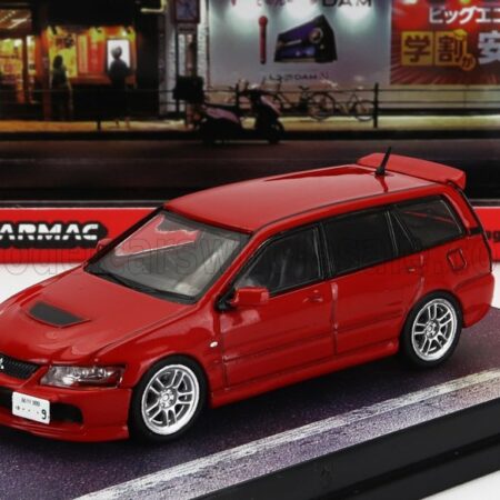 TARMAC 1/64 MITSUBISHI | LANCER EVOLUTION SW STATION WAGON 2000 | RED