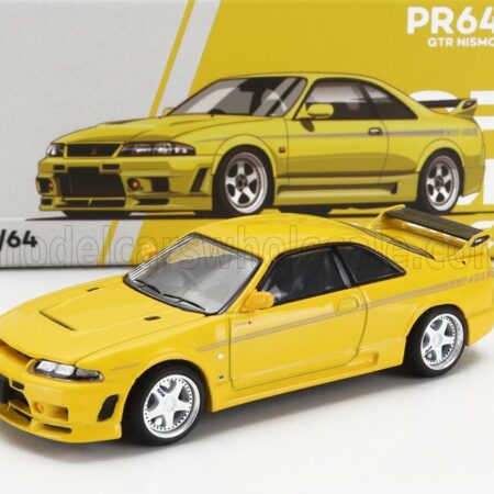 POP-RACE-LIMITED 1/64 NISSAN | SKYLINE GT-R (R33) NISMO 400R COUPE 1997 | YELLOW