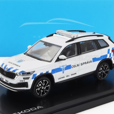 ABREX 1/43 SKODA | KODIAK FL CELNI SPRAVA POLICE 2021 | WHITE BLUE