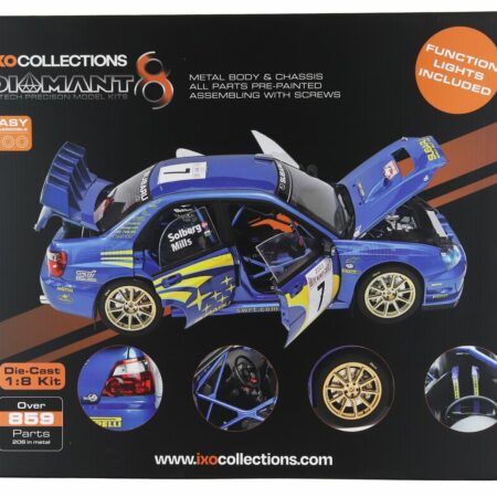 IXO-MODELS 1/8 SUBARU | IMPREZA S9 WRC03 TEAM 555 SUBARU WRT N 7 RALLY MONTECARLO 2003 PETTER SOLBERG - PHIL MILLS | BLUE MET YELLOW