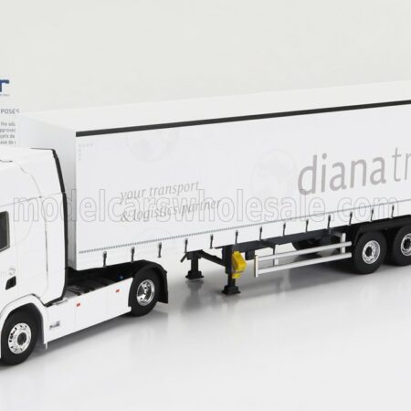 ELIGOR 1/43 SCANIA | S500 TRUCK TELONATO DIANA TRANSPORTS 2020 | WHITE