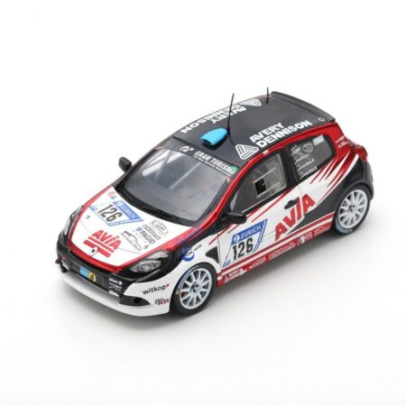 SPARK-MODEL 1:43 - RENAULT - CLIO RS CUP TEAM AVIA RACING N 126 WINNER SP CLASS 24h NURBURGRING 2018 S.EPP - G.HOLTHAUS - T.OVERBECK - D.OVERBECK