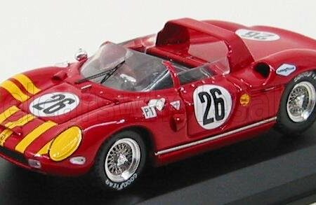 ART-MODEL 1/43 FERRARI | 330P N 26 SEBRING 1965 GROSSMAN - HUDSON | RED