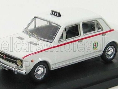 RIO-MODELS 1/43 FIAT | 128 4-DOOR TAXI MILANO 1972 | WHITE