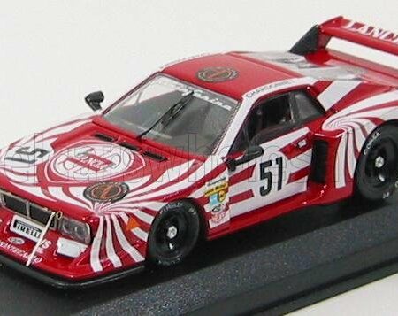 BEST-MODEL 1/43 LANCIA | BETA MONTECARLO TURBO TEAM LANCIA CORSE N 51 24h LE MANS 1980 B.DARNICHE - H.HEYER - T.FABI | RED WHITE