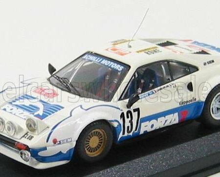 BEST-MODEL 1/43 FERRARI | 308 GTB GR N 137 RALLY MONTECARLO 1982 ZAMBORLINI - NENES | WHITE BLUE