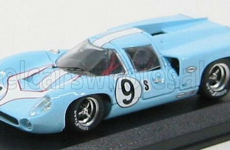 BEST-MODEL 1/43 LOLA | T70 COUPE N 9 SEBRING 1968 PATRICK - JORDAN | LIGHT BLUE