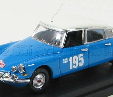 RIO-MODELS 1/43 CITROEN | DS21 N 195 RALLY MONTECARLO 1966 P.TOIVONEN - E.MIKANDER | BLUETTE WHITE