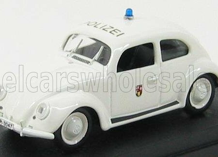 RIO-MODELS 1/43 VOLKSWAGEN | BEETLE POLIZEI 1953 | WHITE