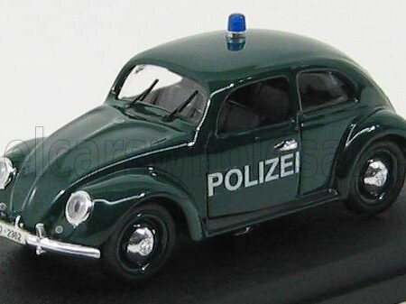 RIO-MODELS 1/43 VOLKSWAGEN | BEETLE POLIZEI POLICE 1953 | GREEN