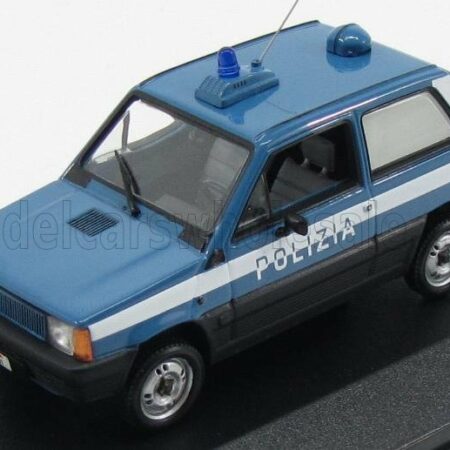 MINICHAMPS 1/43 FIAT | PANDA 1980 POLIZIA - POLICE | BLUE WHITE