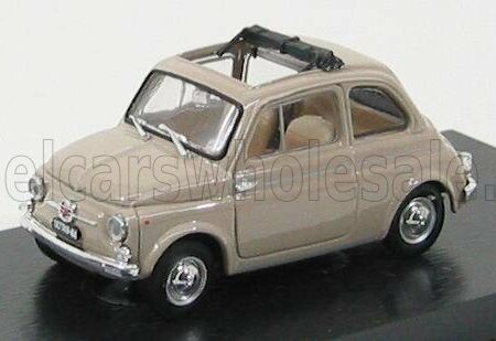 BRUMM 1/43 FIAT | NUOVA 500D 1960 TETTO APERTO - OPEN | BEIGE