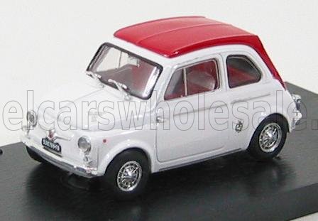 BRUMM 1/43 FIAT | 500 595SS ABARTH 1964 | WHITE RED