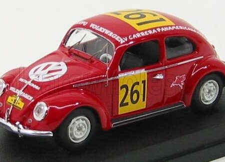 RIO-MODELS 1/43 VOLKSWAGEN | BEETLE N 261 CARRERA PANAMERICANA 1954 | RED