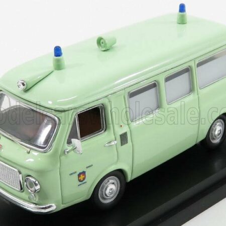 RIO-MODELS 1/43 FIAT | 238 AMBULANZA CROCE GIALLA ANCONA 1970 | LIGHT GREEN