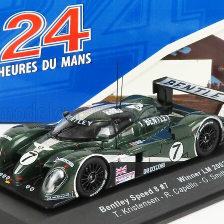 IXO-MODELS 1/43 BENTLEY | SPEED 8 4.0L TURBO V8 TEAM BENTLEY N 7 WINNER 24h LE MANS 2003 T.KRISTENSEN - R.CAPELLO - G.SMITH | GREEN MET