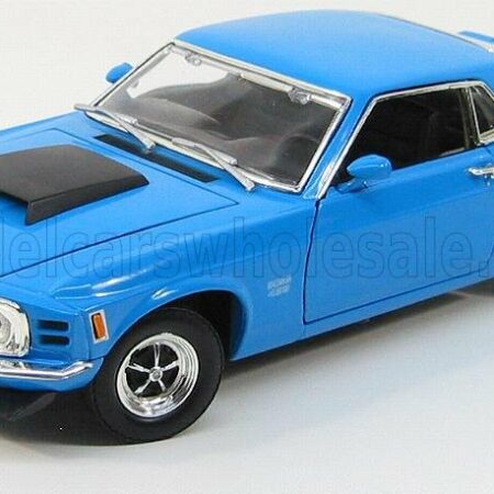 MOTOR-MAX 1/18 FORD USA | MUSTANG BOSS 429 COUPE 1970 | BLUE