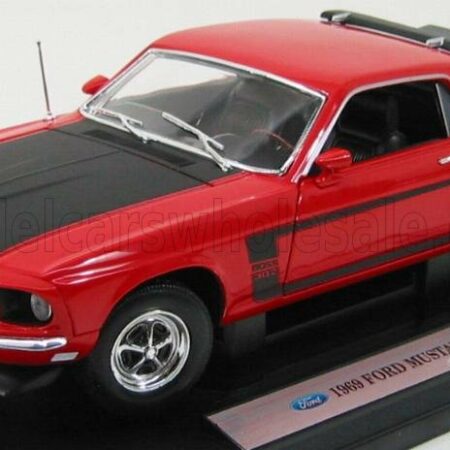 WELLY 1/18 FORD USA | MUSTANG BOSS 302 1969 | DARK ORANGE