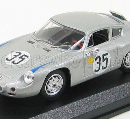 BEST-MODEL 1/43 PORSCHE | 1600GS ABARTH N 35 LE MANS 1962 BUCHET - SCHILLER | SILVER