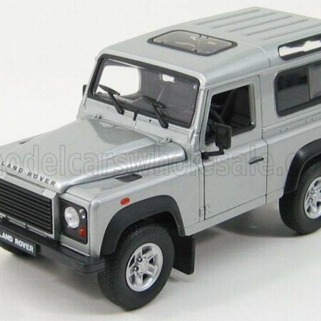 WELLY 1/24 LAND ROVER | LAND DEFENDER 90 1984 | SILVER