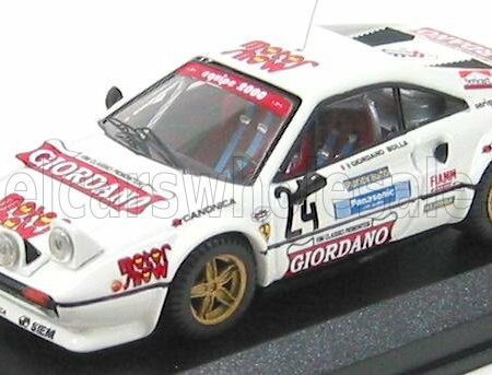 BEST-MODEL 1/43 FERRARI | 308 GTB GR.4 N 24 RALLY DELLA LUNA 1980 GIORDANO - BOLLA | WHITE