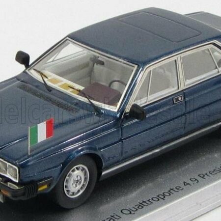 KESS-MODEL 1/43 MASERATI | QUATTROPORTE 4.9 1983 - PRESIDENTIAL - PERTINI - TV SERIES | BLUE SERA MET