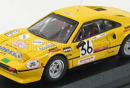 BEST-MODEL 1/43 FERRARI | 308 GTB GR.2 N 36 RALLY MONZA 1983 FACETTI - ARTIOLI | YELLOW