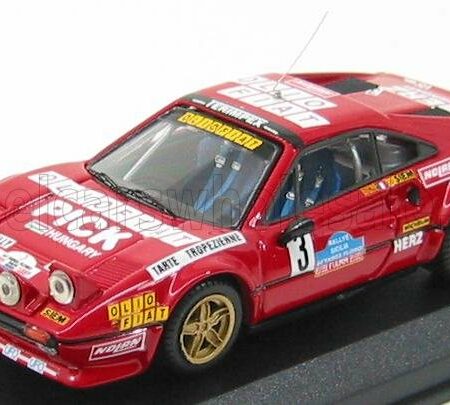 BEST-MODEL 1/43 FERRARI | 308 GTB GR.4 N 3 TARGA FLORIO 1980 ANDRUET - BICHE | RED