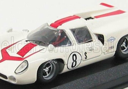 BEST-MODEL 1/43 LOLA | T70 COUPE N 8 SEBRING 1968 L.MOTSCHENBACHER | WHITE RED