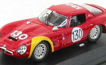 BEST-MODEL 1/43 ALFA ROMEO | TZ2 N 130 TARGA FLORIO 1966 BIANCHI - BUSSINELLO | RED