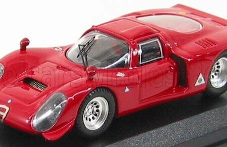 BEST-MODEL 1/43 ALFA ROMEO | 33.2 PROVA 1968 | RED