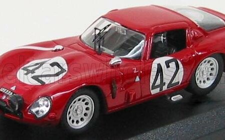 BEST-MODEL 1/43 ALFA ROMEO | TZ2 N 42 24h LE MANS 1965 ZUCCOLI - GEKY | RED