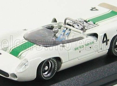 BEST-MODEL 1/43 LOLA | T70 SPIDER N 4 OULTON PARK 1965 D.HULME | WHITE GREEN