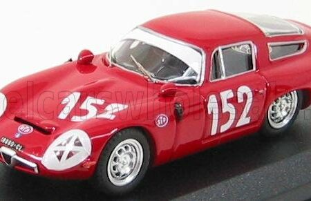 BEST-MODEL 1/43 ALFA ROMEO | TZ1 N 152 TARGA FLORIO 1970 GIUGNO - SUTERA | RED