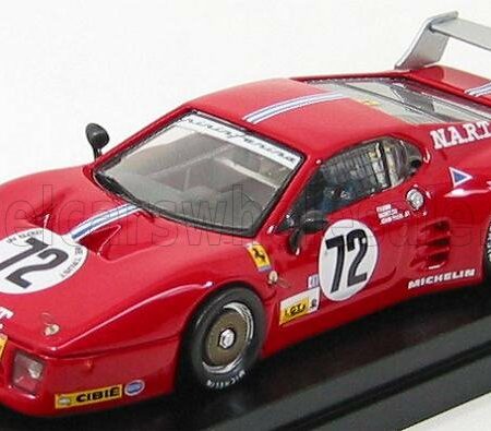 BEST-MODEL 1/43 FERRARI | 512BB LM TEAM N.A.R.T. N 72 24h LE MANS 1982 A.CUDINI - J.MORTON - J.PAUL | RED