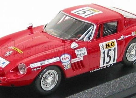 BEST-MODEL 1/43 FERRARI | 275 GTB4 COUPE N 151 TOUR DE FRANCE 1970 A.CORENTIN - B.PREVOST | RED