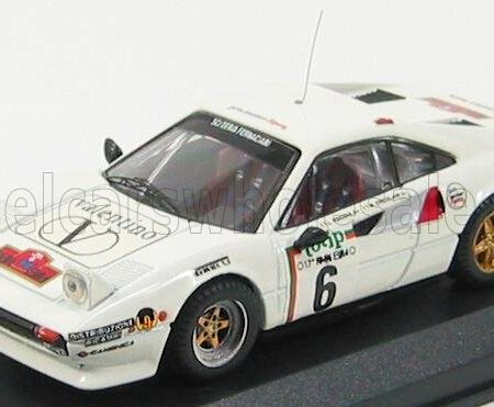 BEST-MODEL 1/43 FERRARI | 308 GTB N 6 RALLY ELBA 1985 ROGGIA - ERCOLANI | WHITE