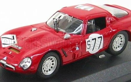 BEST-MODEL 1/43 ALFA ROMEO | TZ2 N 77 NURBURGRING 1966 L.BIANCHI - H.SCHULTZ | RED