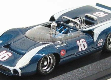 BEST-MODEL 1/43 LOLA | T70 SPIDER N 16 RIVERSIDE 1967 G.FOLLMER | BLUE MET WHITE