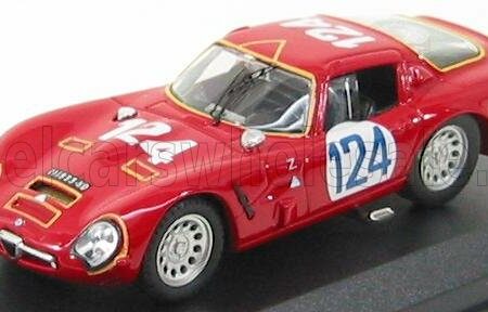 BEST-MODEL 1/43 ALFA ROMEO | TZ2 N 124 TARGA FLORIO 1967 SANGRI-LA - FEDERICO | RED