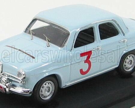 RIO-MODELS 1/43 ALFA ROMEO | GIULIETTA TI N 3 RALLY MONTECARLO 1960 E.CARLSSON | LIGHT BLUE