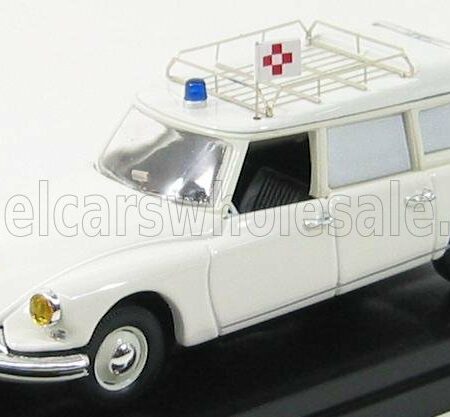 RIO-MODELS 1/43 CITROEN | ID19 BREAK AMBULANCE - AMBULANZA 1959 (TV SERIES FILM L'AMANTE) | WHITE