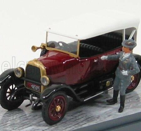 RIO-MODELS 1/43 FIAT | 501 FIUME 1919 + FIGURES GABRIELE D'ANNUNZIO | BORDEAUX WHITE