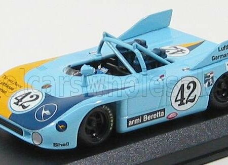 BEST-MODEL 1/43 PORSCHE | 908/3 N 42 WATKINS GLEN 1972 JOEST - CASONI | LIGHT BLUE YELLOW