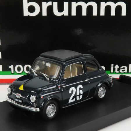 BRUMM 1/43 FIAT | 500TV GIANNINI N 26 WINNER TURISMO FEMMINILE BOLZANO-MENDOLA 1968 LILIANA DE MENNA | BLUE