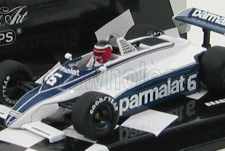 MINICHAMPS 1/43 BRABHAM | F1  FORD BT49C N 6 SEASON 1981 H.REBAQUE | WHITE BLUE