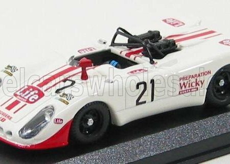 BEST-MODEL 1/43 PORSCHE | 908 FLUNDER N 21 MONZA 1971 BRAMBILLA - MATI - WIKY | WHITE